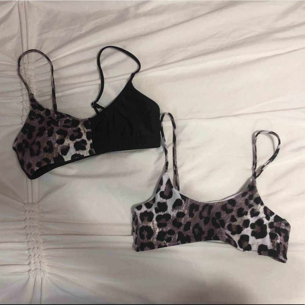 2 bikini tops